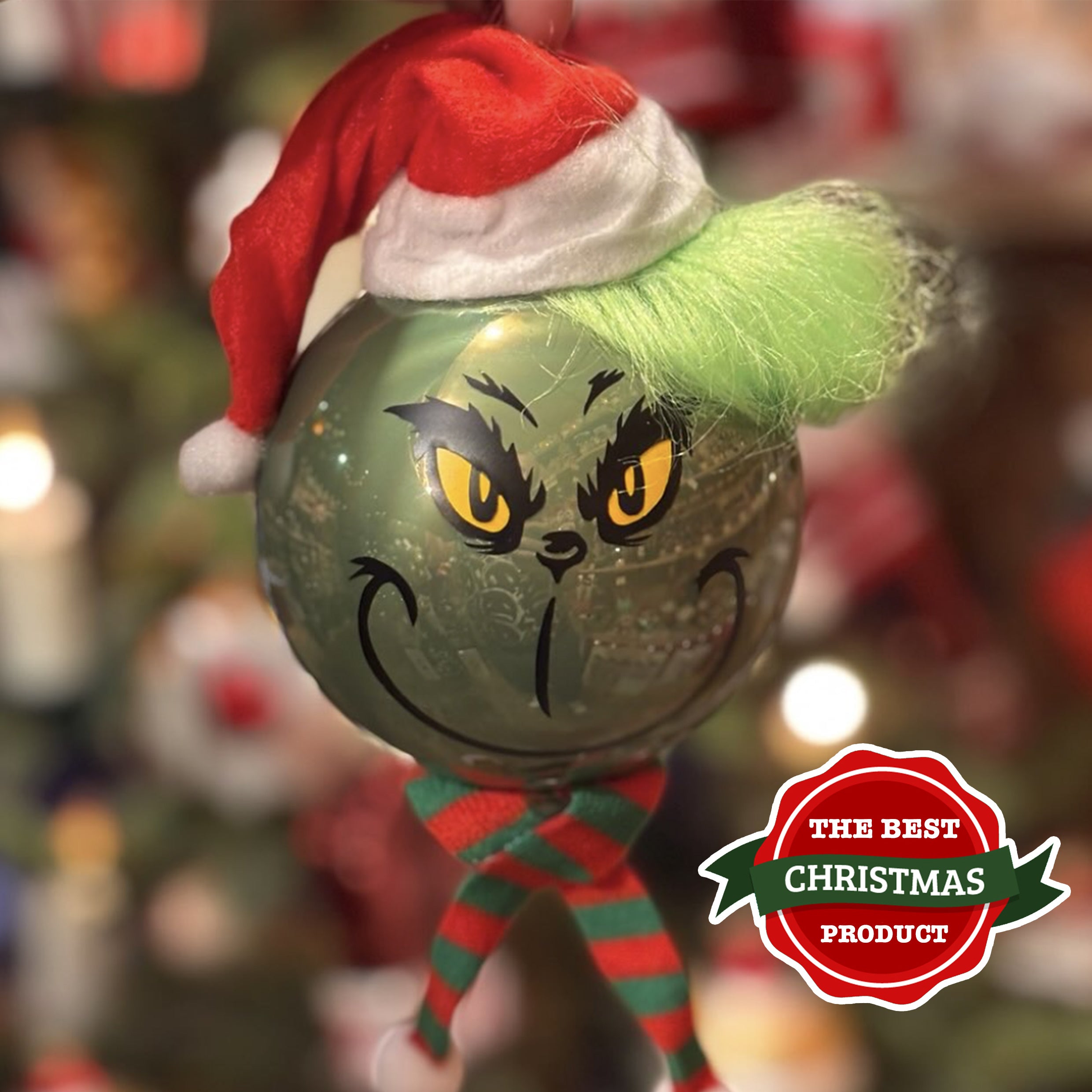 Sfera in vetro Grinch Mode