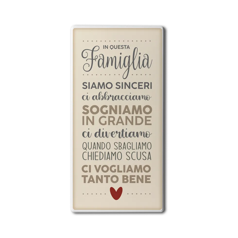 Tavola Cuori Danzanti – In questa famiglia
