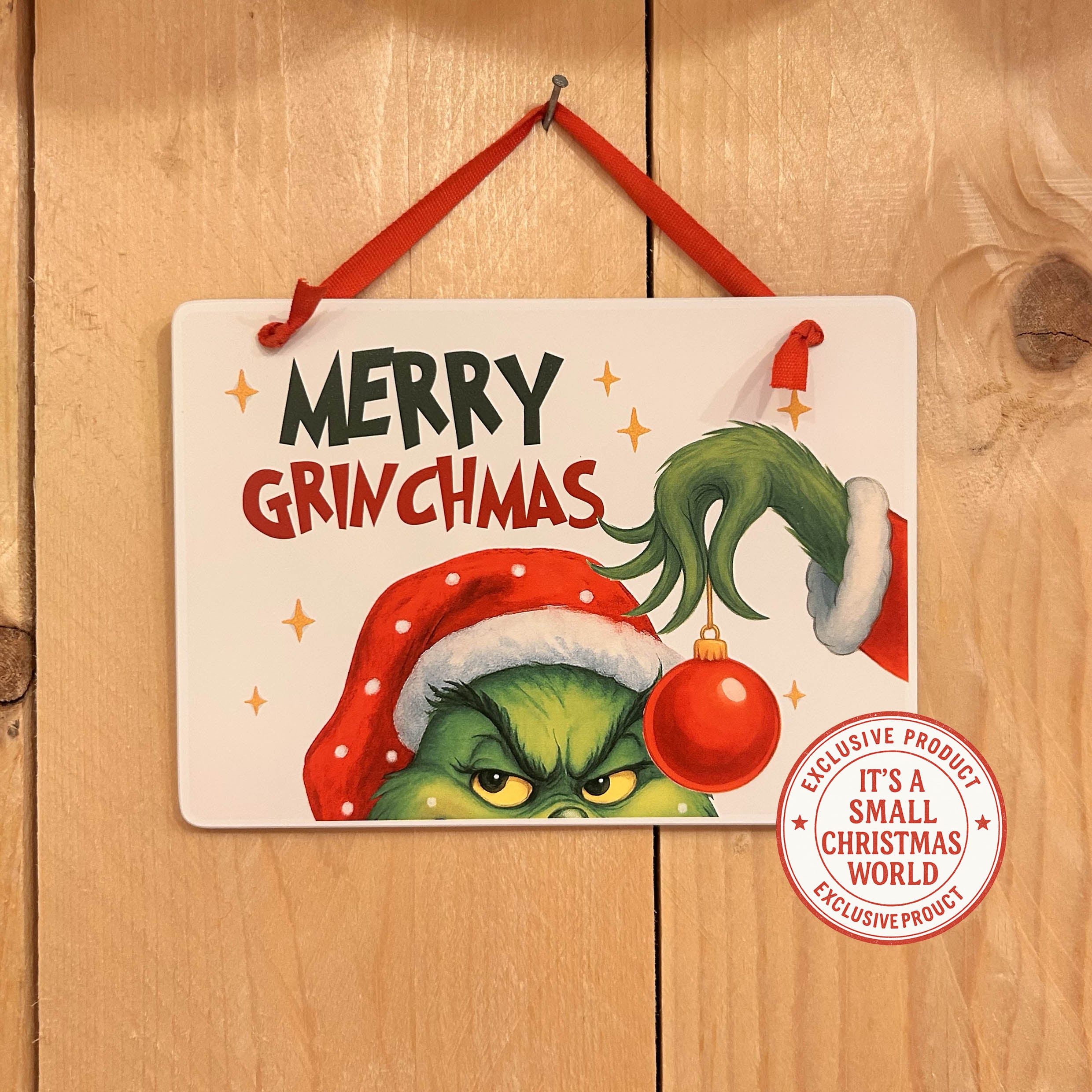 Targhetta " Marry Grinchmas "