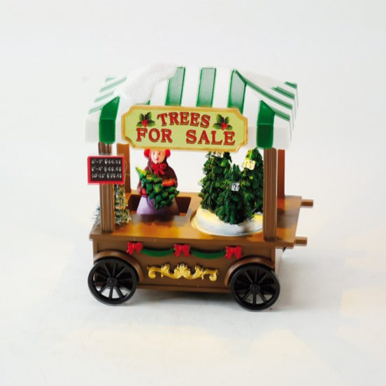 Carillon - Bancarella da fiera " Alberi di natale "