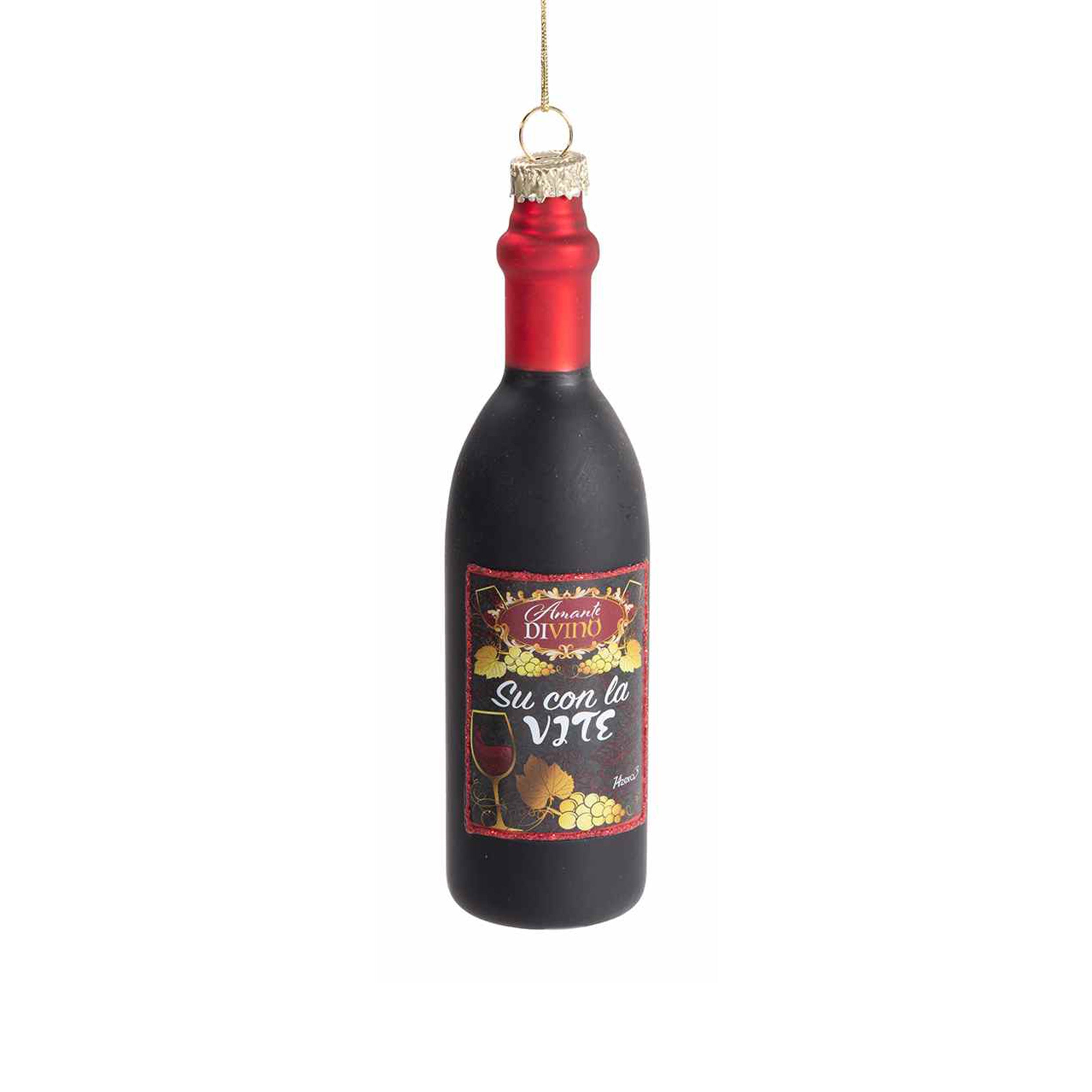 Decorazione bottiglie di vino da appendere
