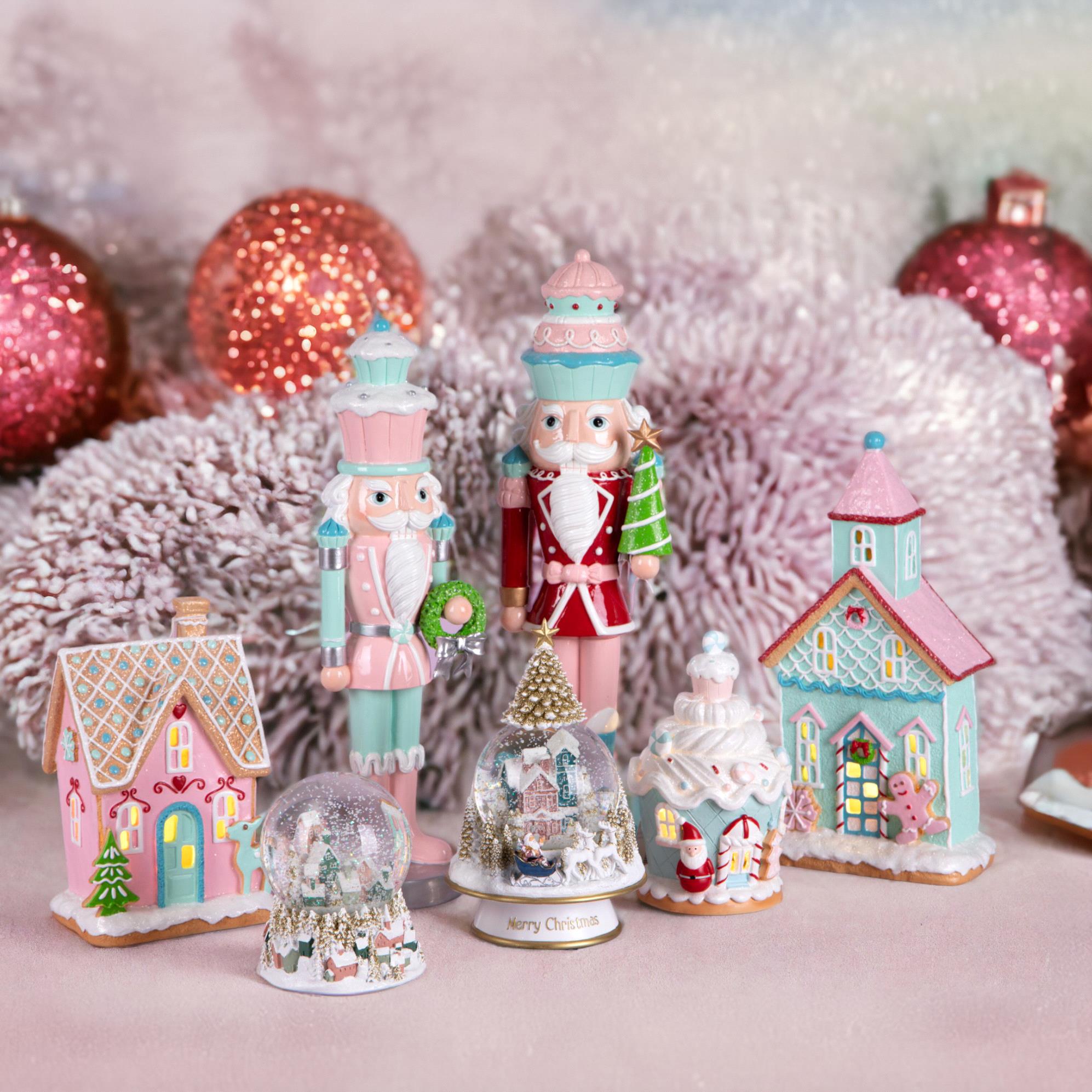 🎄 Schiaccianoci Pasticcere Natalizio – Decorazione Natalizia in Stile Candy