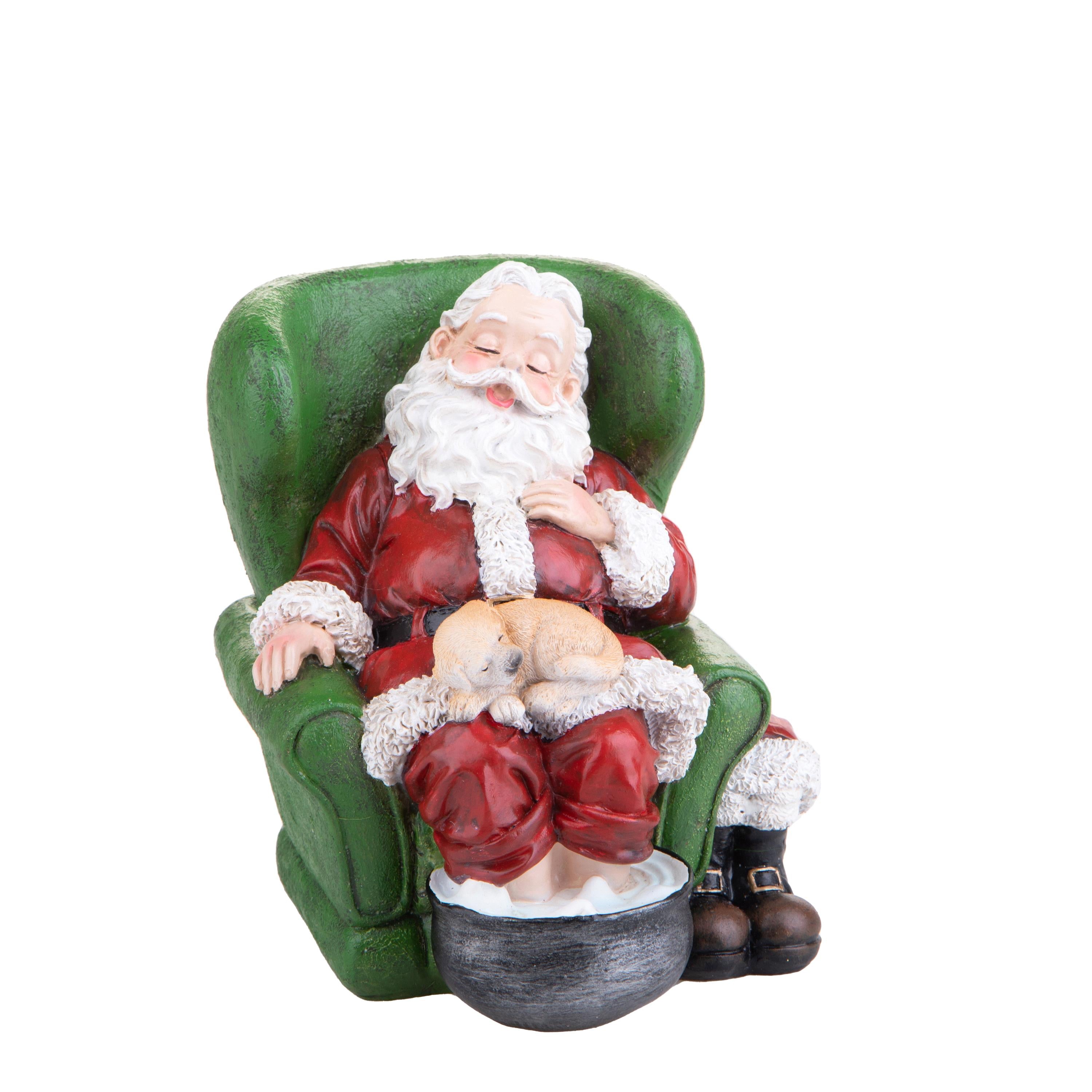 Babbo Natale in poltrona