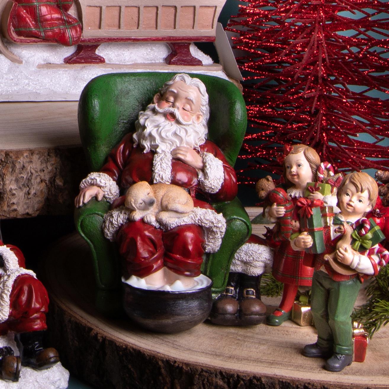 Babbo Natale in poltrona