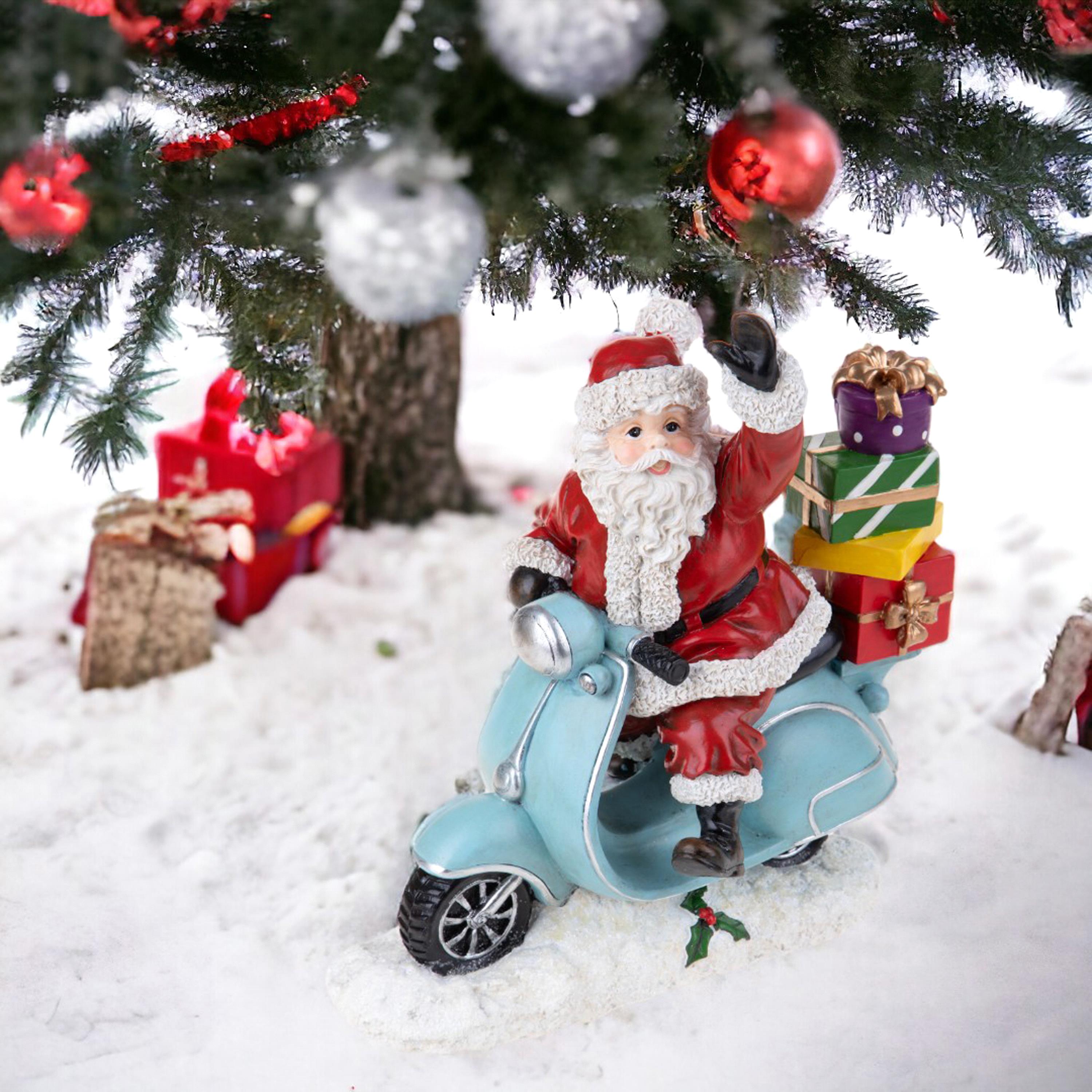 Babbo Natale su vespa
