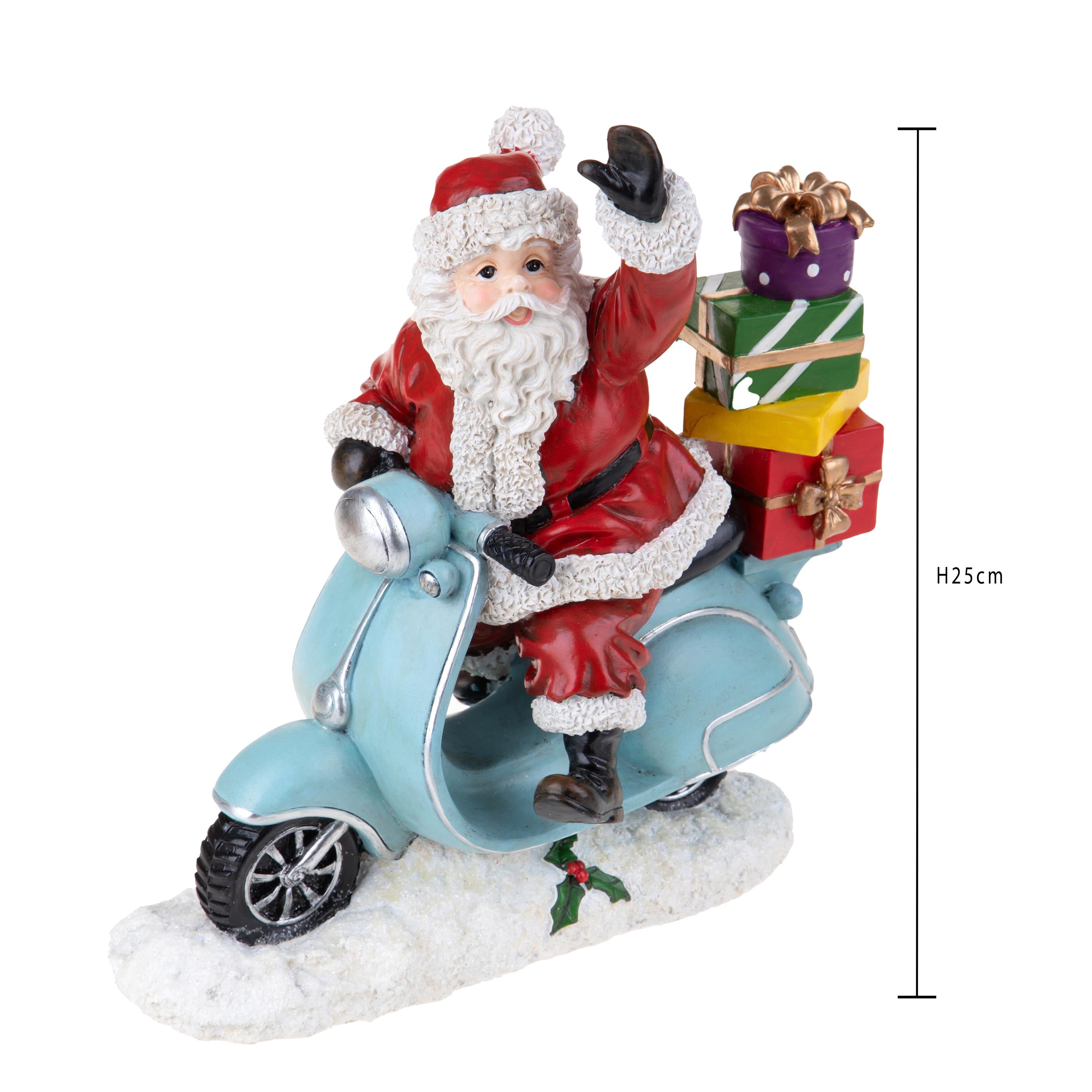 Babbo Natale su vespa