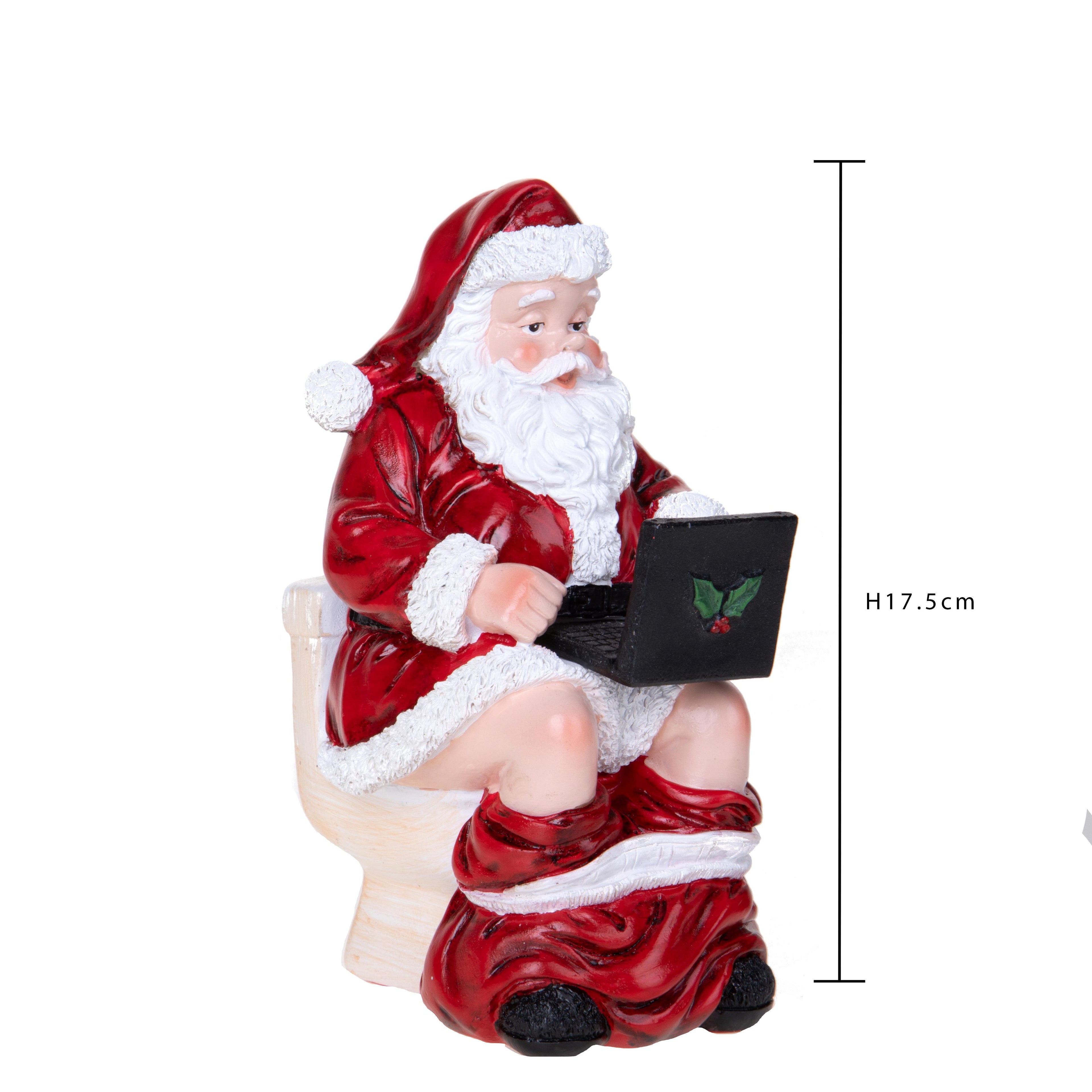 Babbo natale sul WC