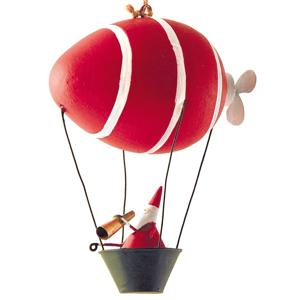 Santa Claus sul dirigibile