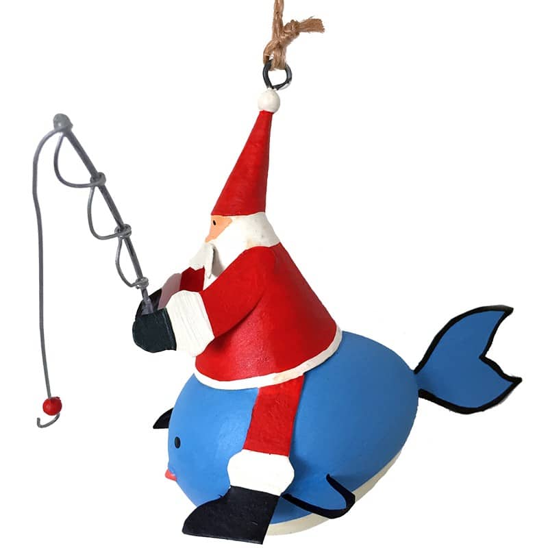 Santa Claus sulla balena