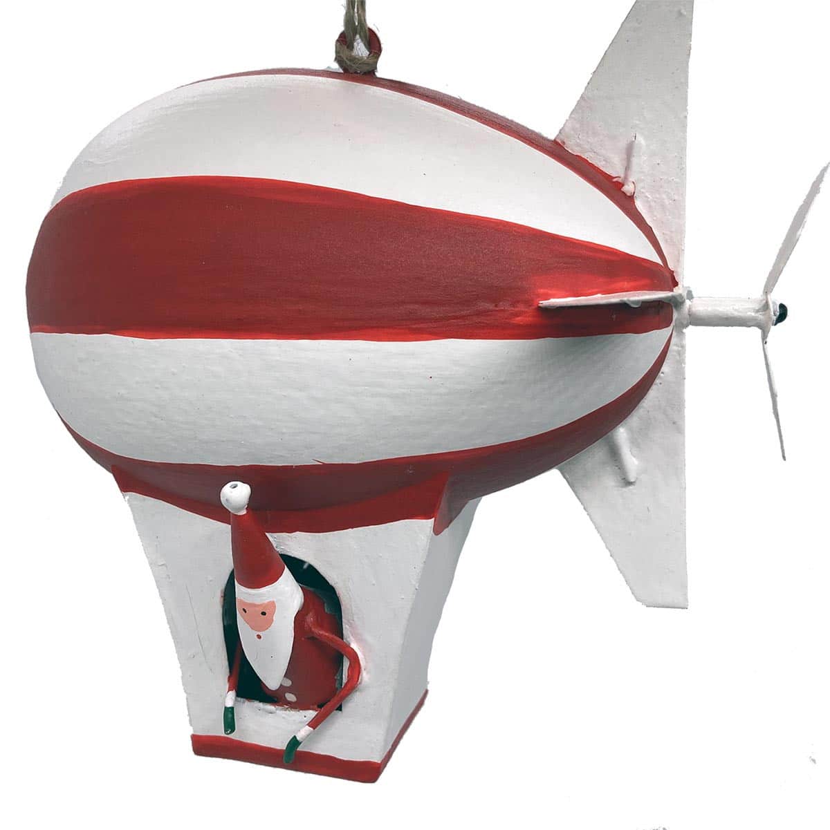 Babbo Natale su aereo vintage