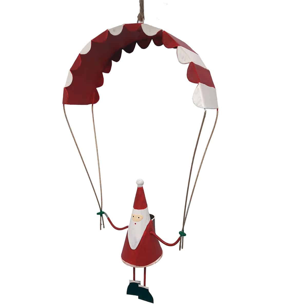 Babbo Natale con paracadute