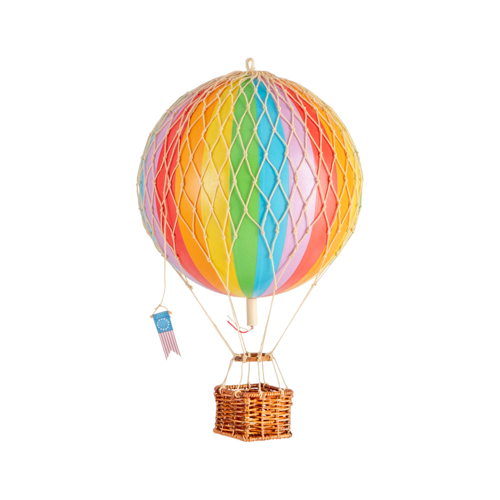 Mongolfiera da appendere, arcobaleno