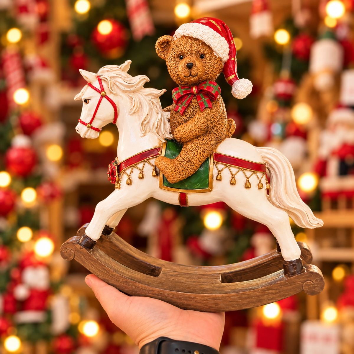 🎄 Orsetto di Natale a cavallo