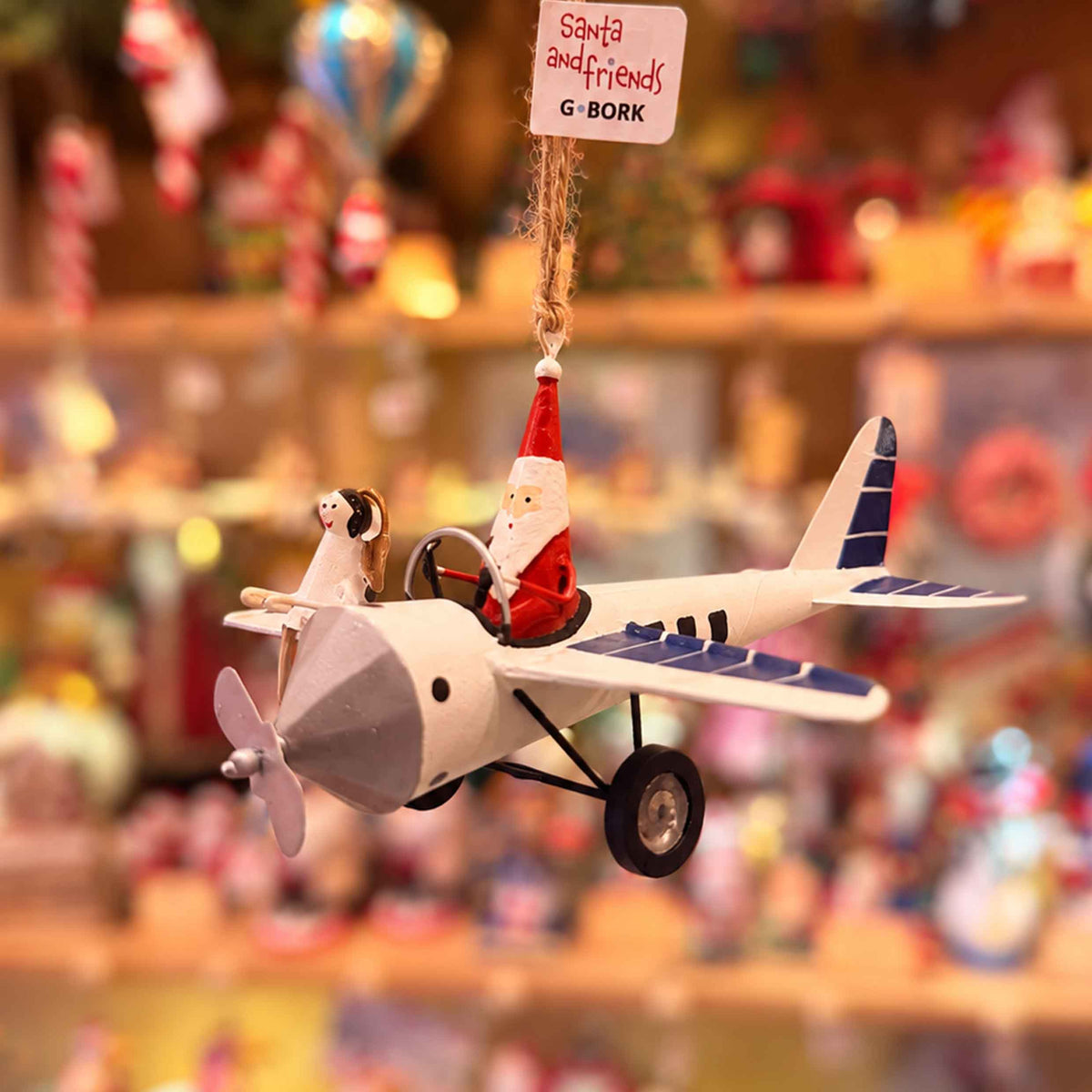 Babbo Natale con Angelo su aereoplano