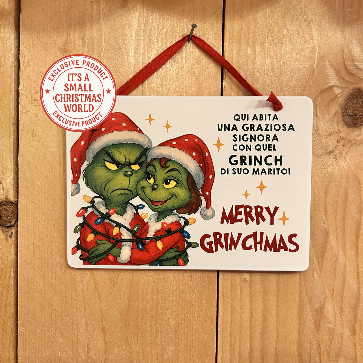 Targhetta "Marito Grinch"
